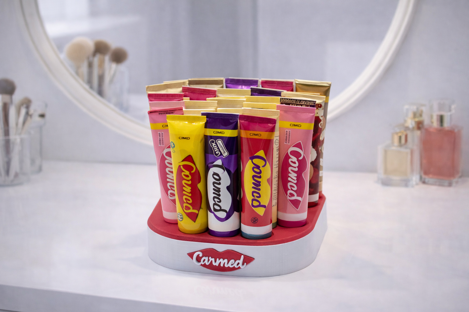 Porta Carmeds cheio com 23 unidades